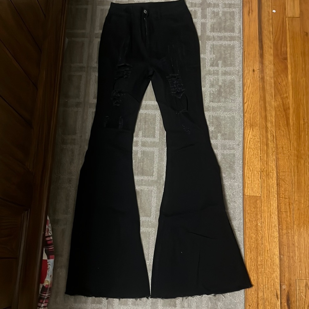 Black Bell Bottoms